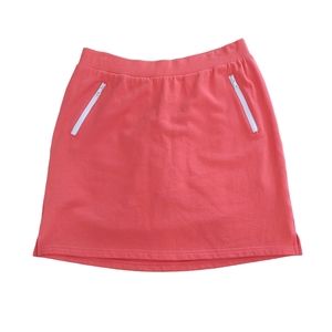 Kim Rodgers Salmon Cotton Blend Skort with Pockets Size Small